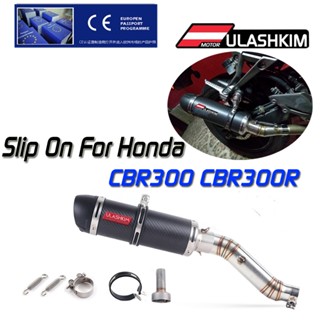 พร้อมส่ง ท่อไอเสียสเตนเลส อุปกรณ์เสริม สําหรับรถจักรยานยนต์ Honda CBR300 CBR300R