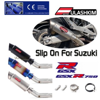 พร้อมส่ง ท่อไอเสียสเตนเลส ดัดแปลง สําหรับรถจักรยานยนต์ Suzuki GSR750 GSX-R750