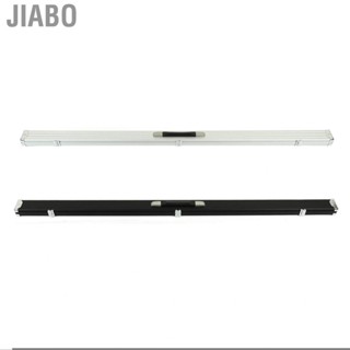 Jiabo Pool Stick Case  Aluminum Alloy Dual Slot Billiard Cue Hard for Snooker English Black 8 Small Head