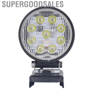 Supergoodsales Work Light 6000K Color Temperature Hight Brightness 18V  Powered Multi Angle 27W 2400LM Low Power Consumption