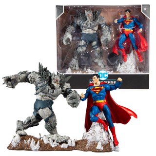 9.9 เหนื่อยมาก[พร้อมส่ง] Mcfarland Superman VS Ravager ชุดฉากแพลตฟอร์ม ขยับได้ 23 ซม. VVVL