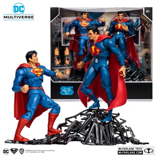 [BTF] Mcfarlane DC Earth 3 Superman VS Speedmaster ชุดเข็มขัดปล่องไฟ ขยับได้ 23 ซม. VYI3