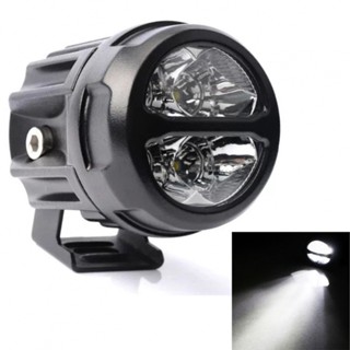 ไฟทํางาน 2 Pin 3 นิ้ว ทรงกลม 4000LM 40W 6000K สีขาว DC 10V-30V LED 1 ชิ้น