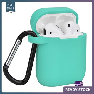 Rga เคสซิลิโคน สีพื้น กันฝุ่น สําหรับกล่องชาร์จ Airpods