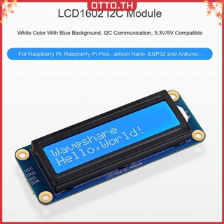 ✾ออตโต้✤【คุณภาพสูง】โมดูลหน้าจอ Lcd 3.3V 5V สีขาว และสีฟ้า 16x2 สําหรับ Arduino Raspberry Pi