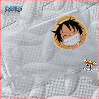 Yb1 เคสใส ลาย One Piece Luffy Ace Chopper กันแม่เหล็ก สําหรับใส่บัตรประจําตัวประชาชน BY1