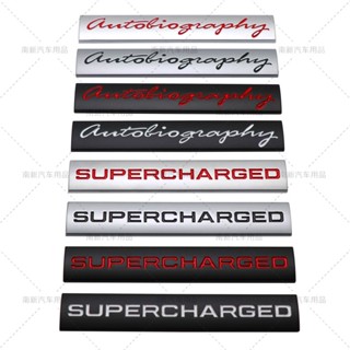 โลโก้ Rover Range Rover SUPERCHARGED ดัดแปลง สําหรับติดด้านข้างรถยนต์