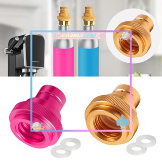 ✿ Cha ✿  อะแดปเตอร์เชื่อมต่อน้ํา CO2 แบบเร็ว สําหรับกระบอกสูบ CO2 TR21-4 ตัวผู้ ★