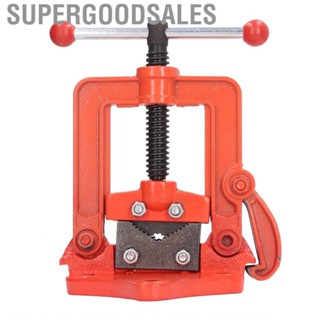 Supergoodsales Bench  Vice Yoke Hinged Clamp Threader Toughness Cutting Edge Plumber Tool