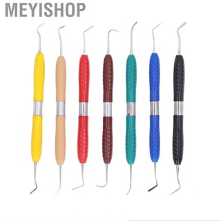 Meyishop Dental Filling Spatulas 7pcs High Accurate Resin Tools Double