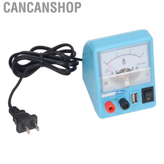 Cancanshop DC Regulated Voltage Supply With Power 3A Meter Adjustable US Plug FS0