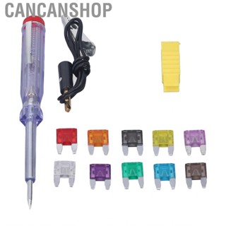 Cancanshop 203Pcs Car Fuses Assortment Kit  Type Automotive With Puller Test Pen