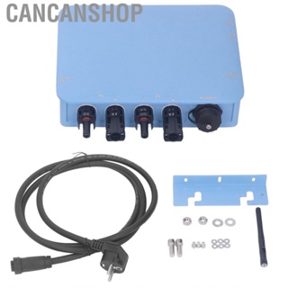 Cancanshop Micro Grid Connected Inverter  EU Plug 120V 230V Easy Installation AC Output Port Overload Protection for Communications Industry