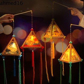 Ahmed โคมไฟ Led เรืองแสง แฮนด์เมด แบบพกพา DIY สําหรับถ่ายภาพเทศกาลกลางฤดูใบไม้ร่วง