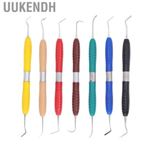 Uukendh Dental Filling Spatulas 7pcs High Accurate Resin Tools Double