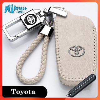 Rto 【Ax.Safe】ปลอกกุญแจรถยนต์ สําหรับ Toyota Vios hiace Wigo lnnova hilux fortuner avanza civic emblem Camry Corolla RAV4 Yize To Hyun Highlander Ralink