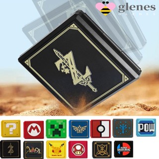 Glenes เคสการ์ดเกม 12 in 1 แบบแข็ง กันน้ํา กันกระแทก สําหรับ Micro SD Cards