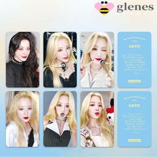 Glenes (G) I-DLE โปสการ์ด อัลบั้มไอดอล สไตล์เกาหลี (G) I-DLE การ์ดโลโม่ การ์ดกลุ่มสาว เพลงยูกิ 6 ชิ้น ต่อชุด