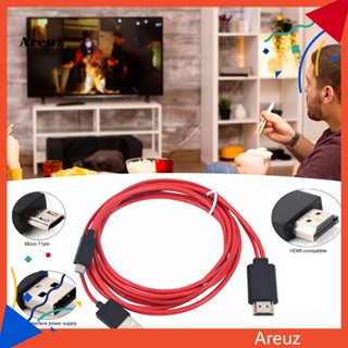 Are สายเคเบิลอะแดปเตอร์ Usb 1080 Hd Micro Usb เป็น Hdmi สําหรับโทรศัพท์มือถือ Android Plug and Play Tv