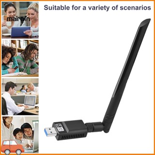 [Ma] อะแดปเตอร์รับสัญญาณ Wi-fi 6 ความเร็วสูง 5ghz 2.4ghz พร้อมอินเตอร์เฟซ Usb 3.0 สําหรับแล็ปท็อป คอมพิวเตอร์ตั้งโต๊ะ