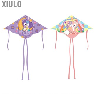 Xiulo Triangle Kite  Beach Double Tail Tearproof for Beginner Outdoor