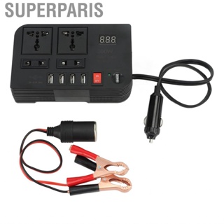 Superparis Car Inverter  12V To 220V High Temperature Protection 4.1A USB Output Power Converter for Replacement