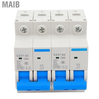 Maib 2P Interlock Circuit Breaker 4500A Breaking  Dual Power Transfer Air Switch 400V 63A