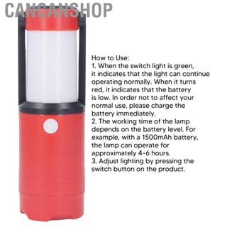 Cancanshop Outdoor Camping Lantern Handheld  Flashlight IPX4  3 Lighting Modes