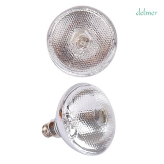 Delmer หลอดไฟทําความร้อน 100 150 200 250W E27 แบบหนา สําหรับสัตว์เลี้ยง ไก่