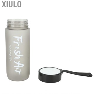 Xiulo New 600ml Water Bottle Frosted Large  Leakproof With Lanyar