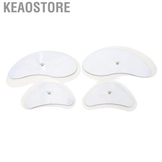 Keaostore TENS Electrode Pads Low Impedance  Self Adhesive Safe Large Small Size Soft Reusable for Salon Facial