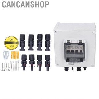 Cancanshop Solar Combiner Box  PV IP67 DC1000V Easy To Install for Ship