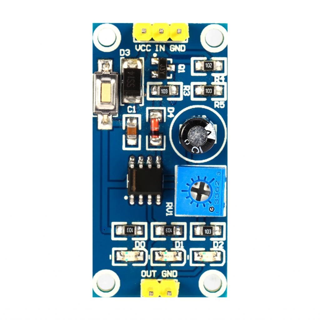 5-12V รีเลย์หน่วงเวลา 0-120s Timer Controller Board NE555 โมดูลปรับปุ่มทดสอบ On-Board
