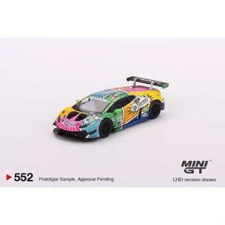 MINI GT No.552 Lamborghini Huracán GT3 EVO #19 GEAR Racing 2020 IMSA Daytona 24 Hrs MGT00552