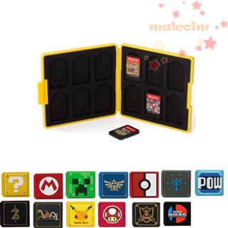 Malcolm 12 in 1 เคสการ์ดเกม กันน้ํา กันกระแทก พรีเมี่ยม สําหรับ Nintendo Switch