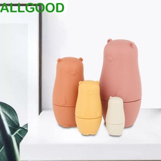 Allgoods ตุ๊กตาเพนกวิน เมทริโอชก้า รัสเซีย เพนกวิน 4 ชิ้น ต่อชุด สําหรับเด็กผู้ชาย 4 ชิ้น ต่อชุด