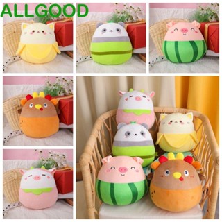 Allgoods หมอนตุ๊กตานุ่ม รูปการ์ตูนกล้วย แตงโม หมู แพนด้า สําหรับตกแต่งห้อง