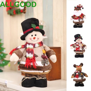 Allgoods ตุ๊กตาซานตาคลอส สโนว์แมน ซานต้าคลอส กวาง คริสต์มาส พร้อมกระดิ่ง สําหรับตกแต่ง