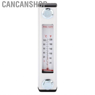 Cancanshop Level Meter  Leakage Alloy Glass Compact 0℃-100℃ Easy Installation Self Sealing Oil Gauge for