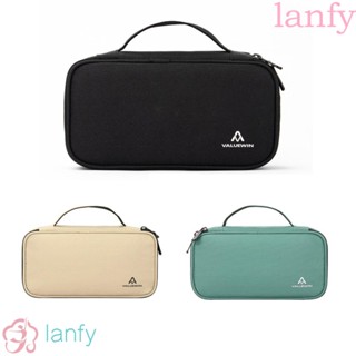 Lanfy กระเป๋าจัดเก็บสายเคเบิลดิจิทัล กันน้ํา กันรอยขีดข่วน ความจุขนาดใหญ่ แบบพกพา อเนกประสงค์