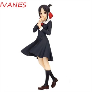 Ivanes โมเดลฟิกเกอร์ PVC รูปการ์ตูน Shinomiya Kaguya Love Is War Kaguya-sama Fujwara Chika สไตล์ญี่ปุ่น ของเล่นสะสม สําหรับนักเรียน