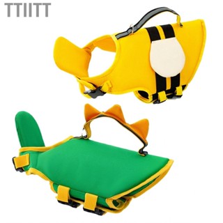 Ttiitt Dog Swimming Vest  Safe Life Dense Oxford Fabric for Surfing