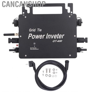 Cancanshop Solar Micro Inverter DC To AC IP65  EU Plug 230V  400W Frequency Protection for Power