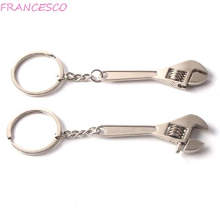 Francesco พวงกุญแจประแจโลหะ เครื่องมือกลางแจ้ง เครื่องมือ Keyfob กระเป๋าพวงกุญแจพวงกุญแจเครื่องประดับของขวัญประแจพวงกุญแจ