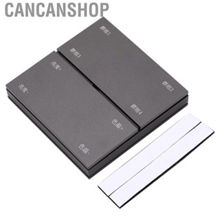 Cancanshop Smart Light Switch  Dimmer 8 Gang Portable Low Power Loss ABS  Practical Wide Compatibility for Workroom