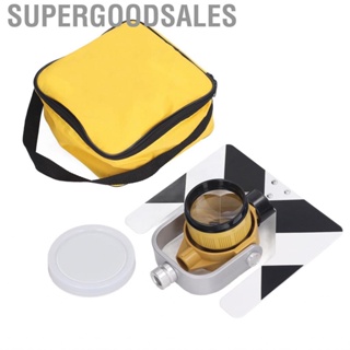 Supergoodsales Surveying Prism ABS Protective Housing 64 Light K9 Glass 0mm -30mm Offset Wide Usage Total Station Tool for Highways