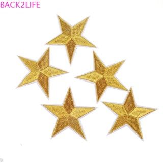 Back2life แผ่นแพทช์ ลายการ์ตูนดาว สําหรับตกแต่งกระเป๋า DIY