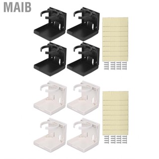 Maib 4PCS Foldable Cup Holder Adjustable Drink Mug for RV Car Ship Vertical Or Wall Mounting