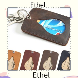 Ethel1 ซองใส่บัตรเครดิต บัตรธนาคาร หนังวัวแท้ แบบบาง ขนาดเล็ก ของขวัญ