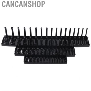 Cancanshop Socket Holder Set  Black Tray for Auto  Tool Storage